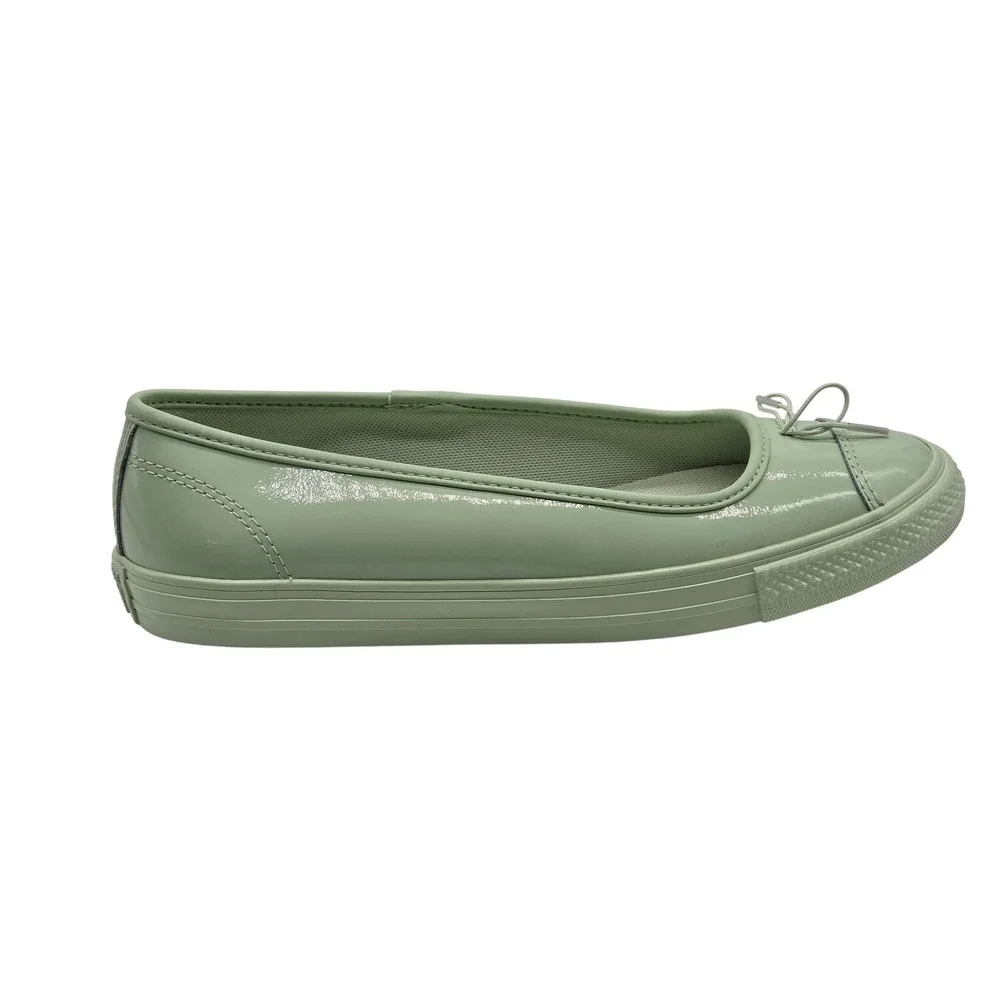 Converse CTAS Dainty Ballerina Shoes Women 8 Mint Patent Leather A14852C